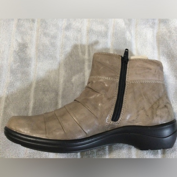 Romika Ibiza 106 Graphite Leather Ankle Boots EU 37 US 6 to 6.5 - Picture 8 of 10